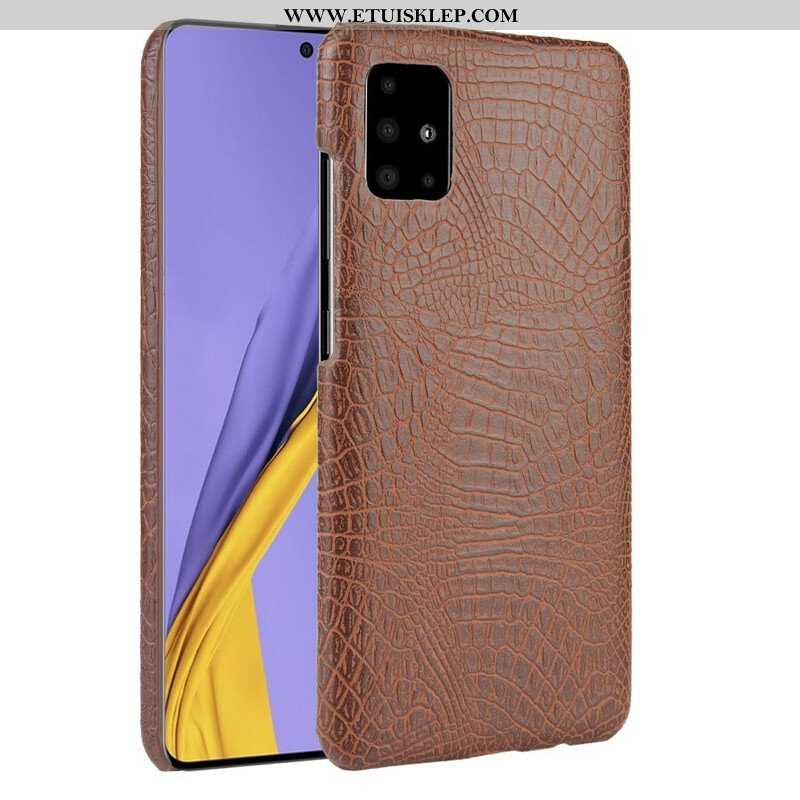 Etui do Samsung Galaxy A51 5G Efekt Skóry Krokodyla